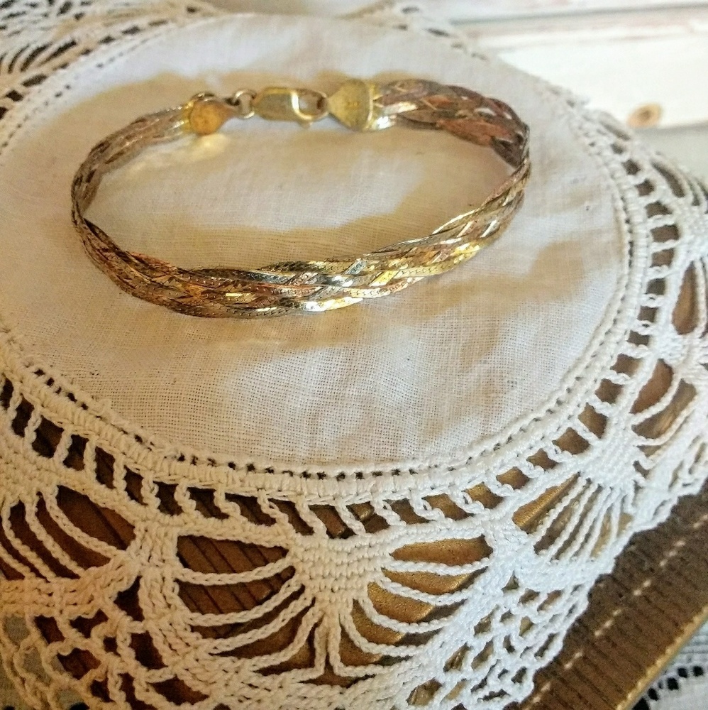 Made in Italy 3 strand Vintage Bracelet